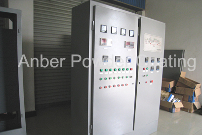 Control cabinet for the whole powder coating line